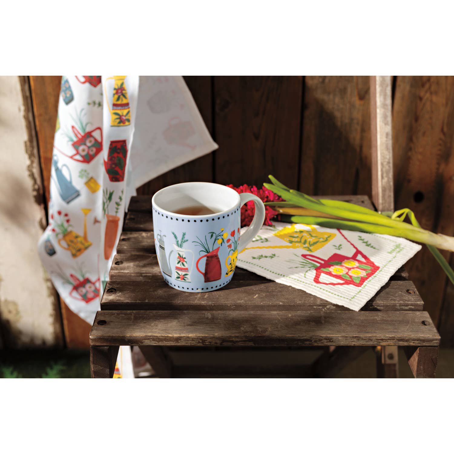 Watering Cans Swedish Dishcloth