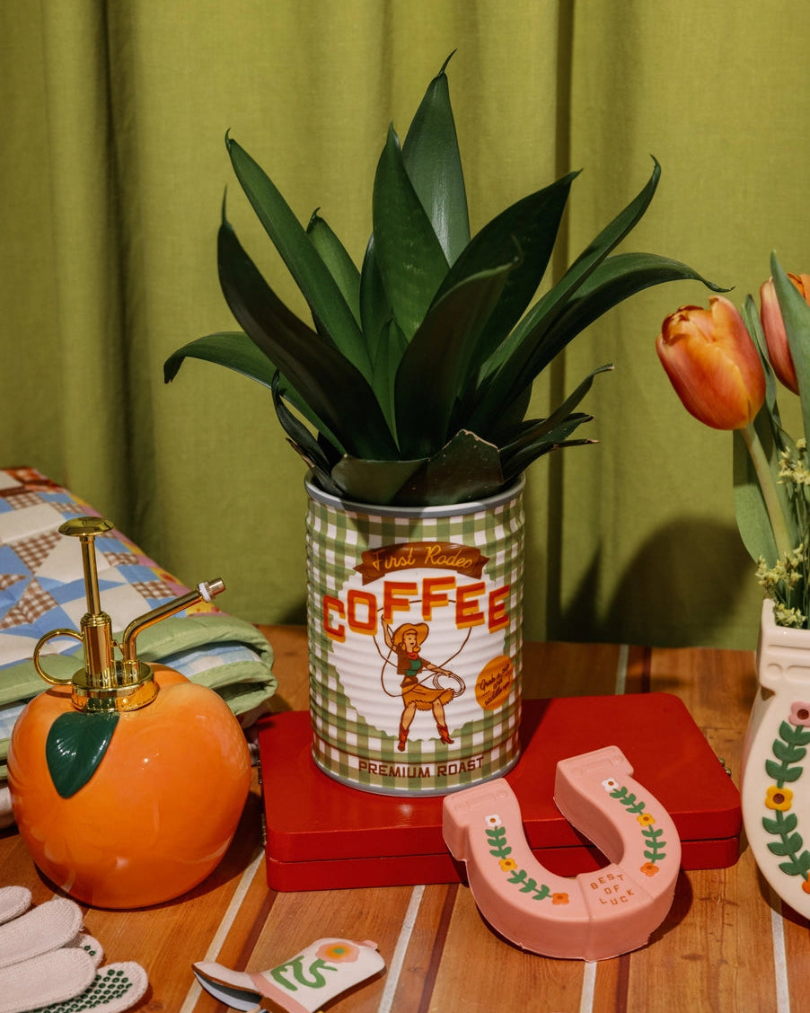 Ceramic Planter - Coffee Can