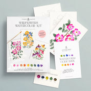 Watercolor Painting Kit : Wildflowers No.1