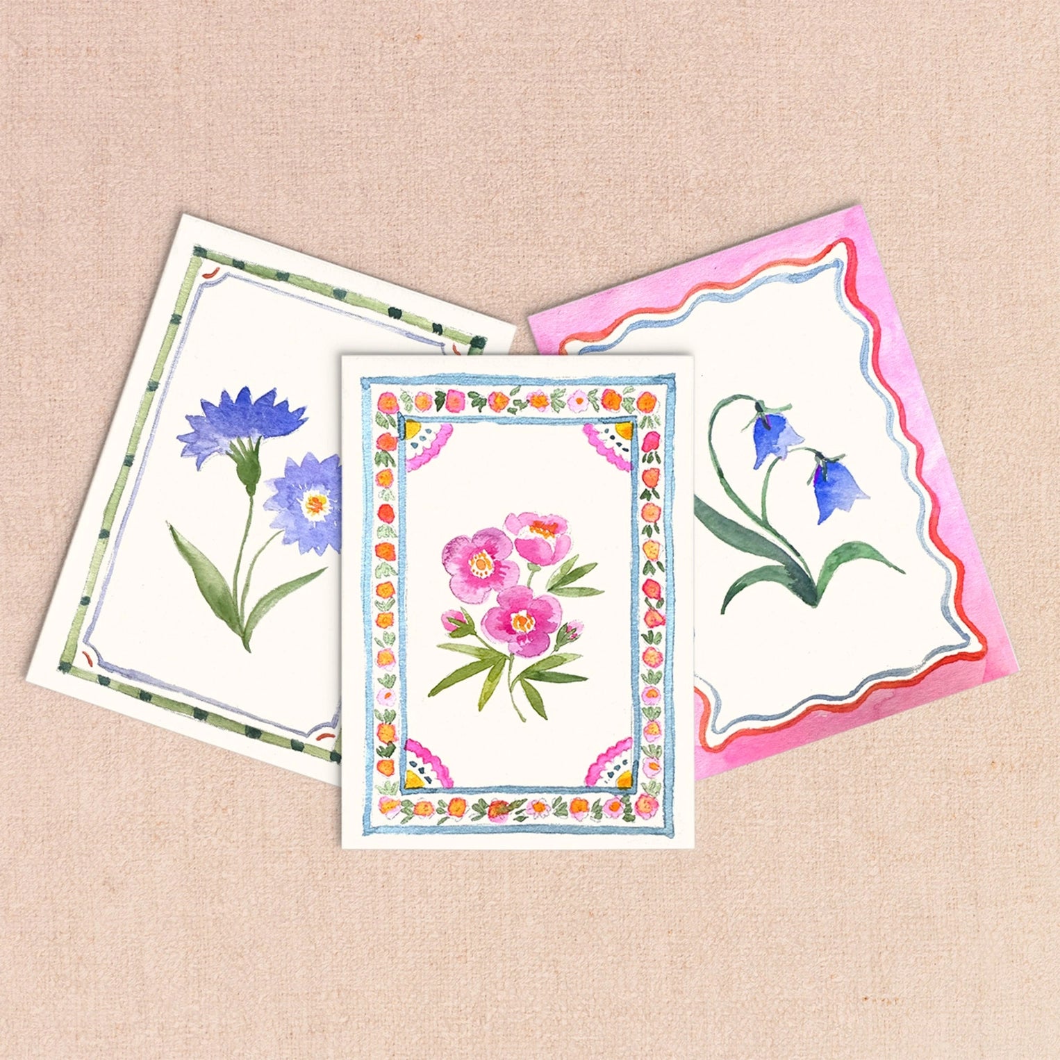 Mini Watercolor Painting Kit : Flowers