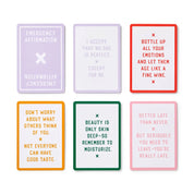 Emergency Affirmations Card Deck