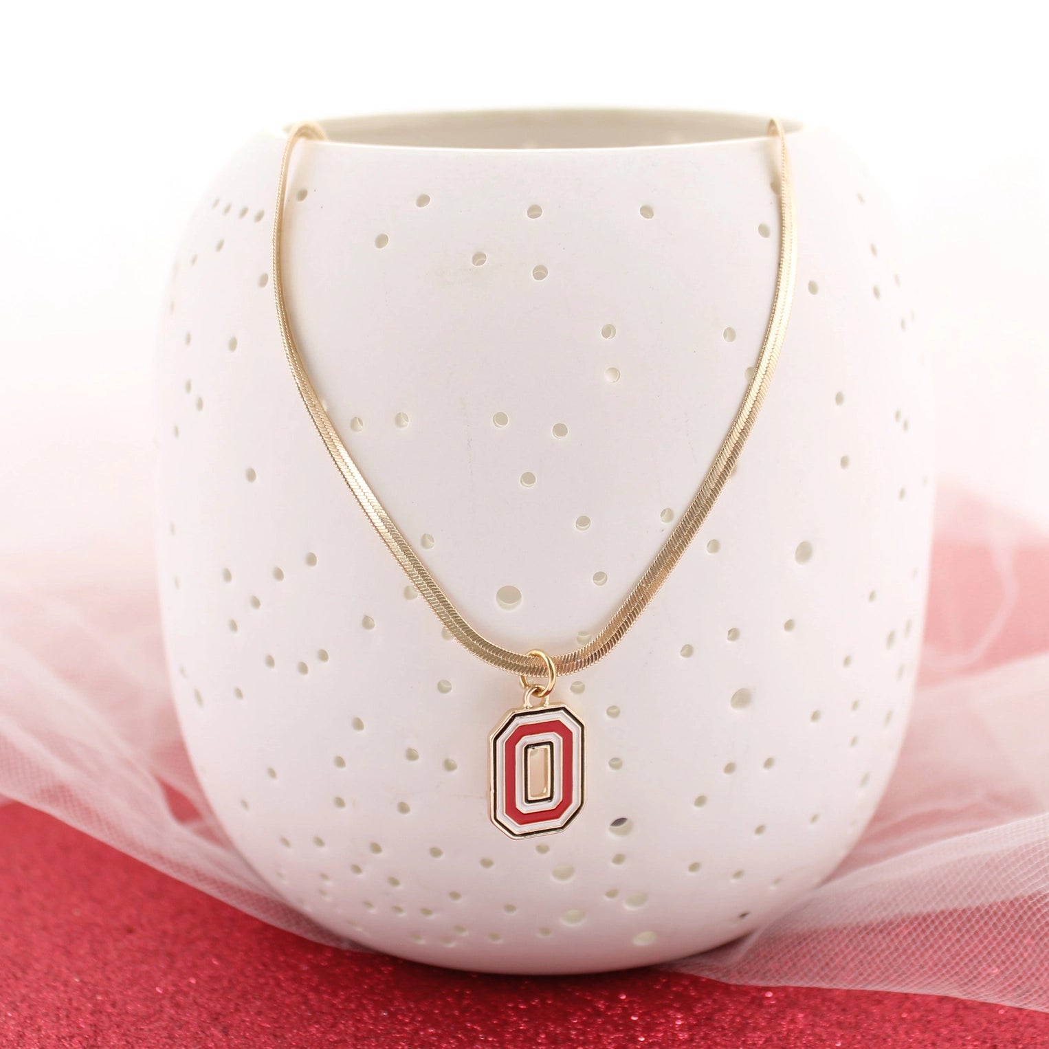 18” Ohio State Gold Necklace