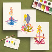 Watercolor Painting Kit : Cactus