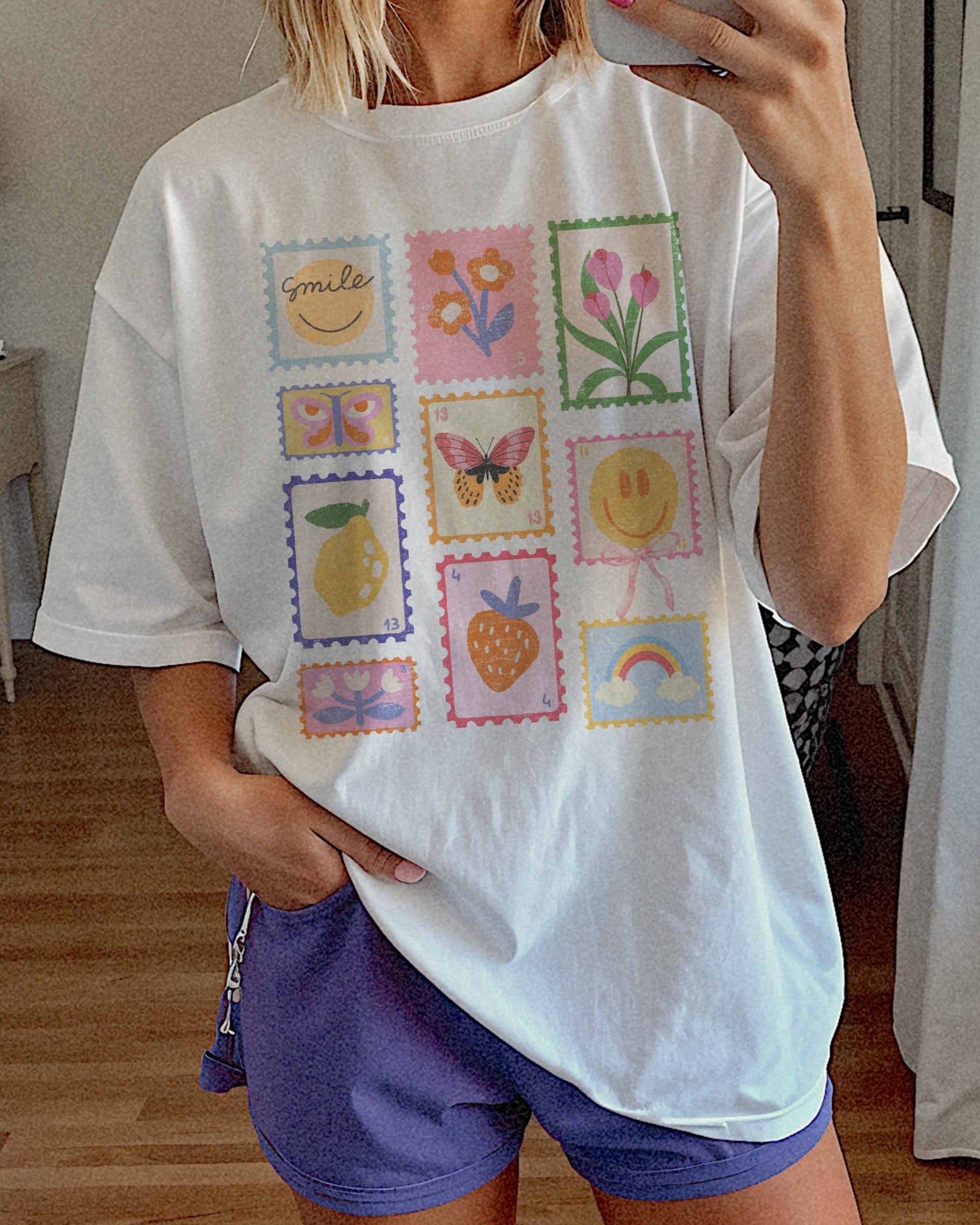 Happy Stamps Graphic Tee