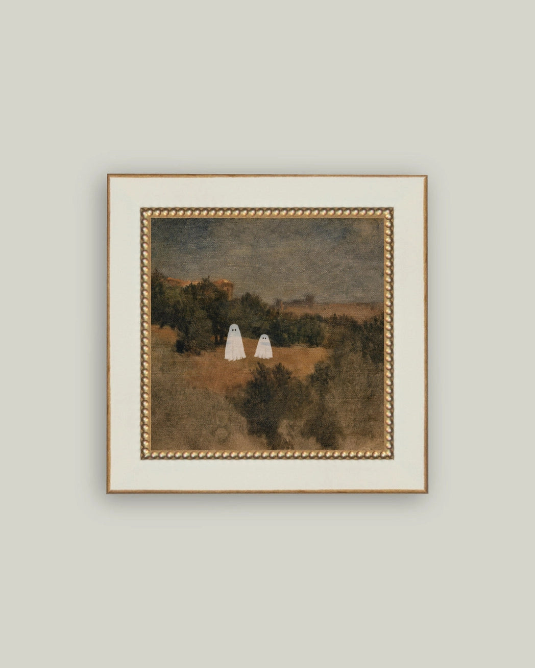 Haunted Desert Framed Antique Art - 5x5