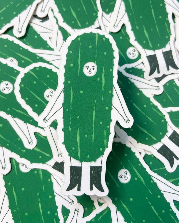 Pickle Person Sticker