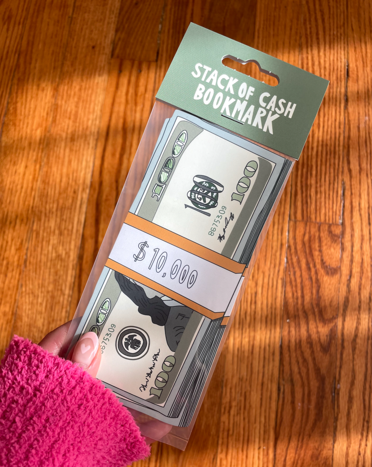 Stack of Cash - Bookmark