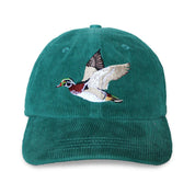 Wood Duck Corduroy Hat - Teal