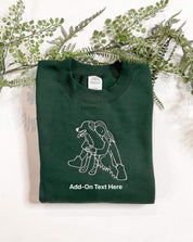Customize it! Embroidered Add-On Text (Sleeve or Bottom of outline)