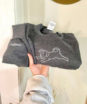 Customize it! Embroidered Add-On Text (Sleeve or Bottom of outline)