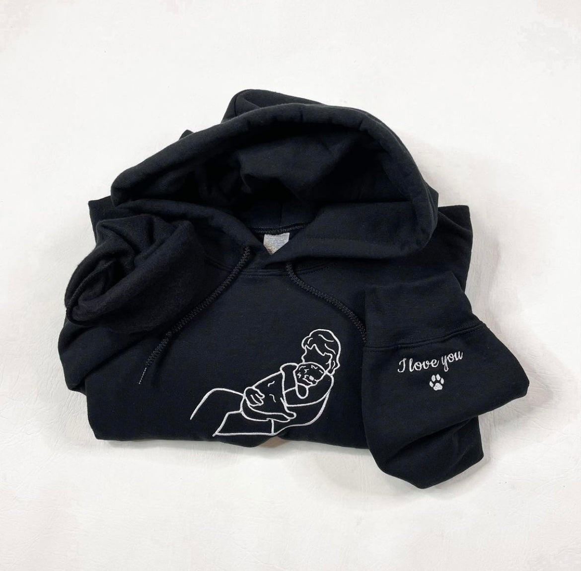 Customize it! Embroidered Add-On Text (Sleeve or Bottom of outline)